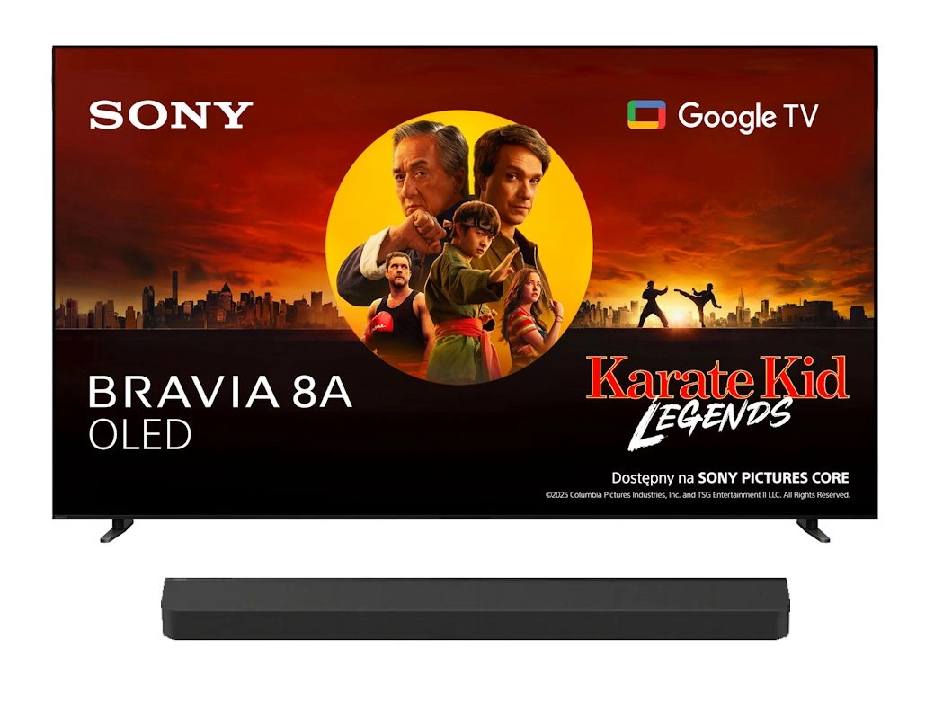 Telewizor Sony BRAVIA 8A K-65XR8A 65" 4K OLED 120Hz Google TV Dolby Vision Dolby Atmos DTS-X HDMI 2.1 + Soundbar Theater Bar 8
