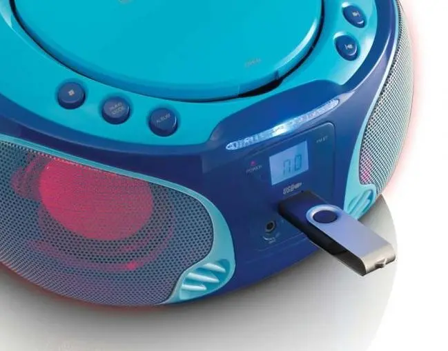 фото Магнитола Lenco SCD-650 blue 1
