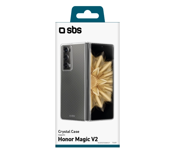 SBS Crystal cover do Honor Magic V2 Przezroczysty