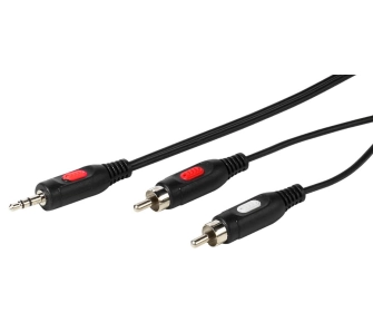 Kabel  audio Vivanco 46030 1,5m Czarny