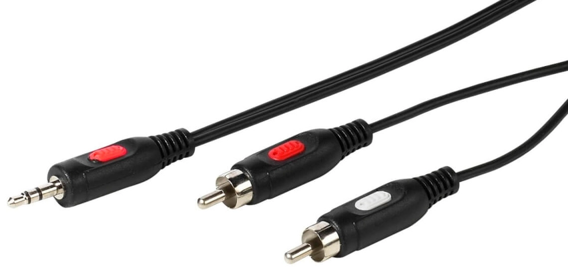 Kabel audio Vivanco 46031 2,5m Czarny