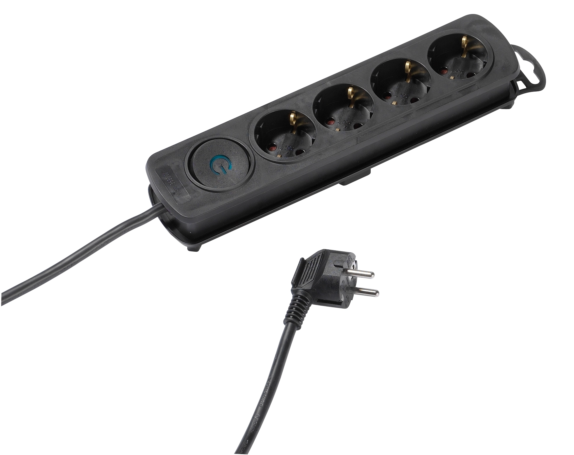 Listwa Vivanco 4 gniazda 1,4m Czarny