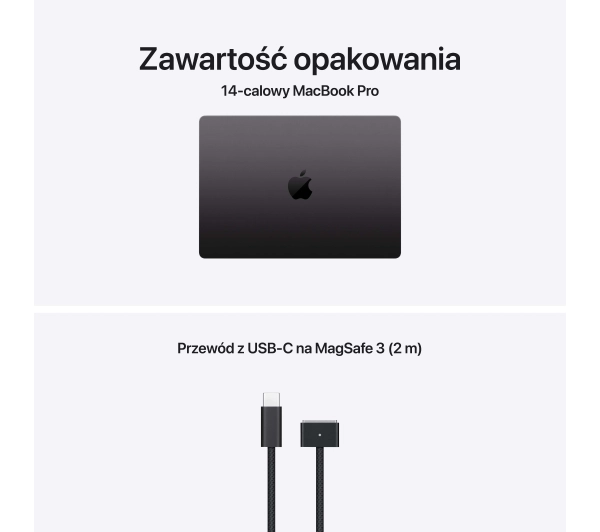 Apple MacBook Pro 2025 14,2" M5 24GB RAM 1TB Dysk macOS Gwiezdna Czerń 96W Funkcje AI - Kup na Raty - RRSO 0%