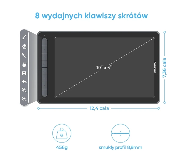 XP-Pen Deco LW Czarny - Kup na Raty - RRSO 0%