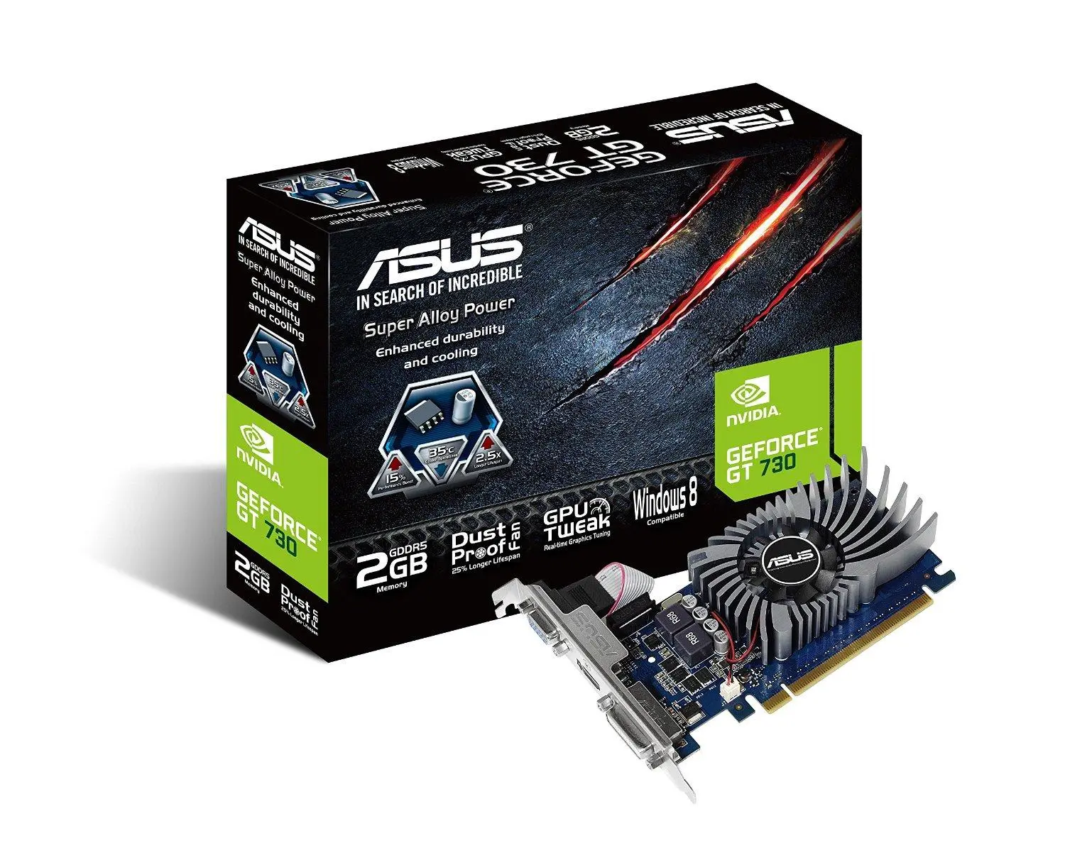 Karta graficzna ASUS GeForce GT 730 2048MB DDR5 64bit