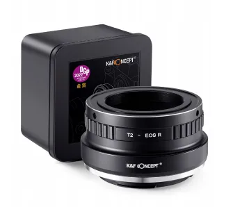 Adapter K&F Redukcja do Canon EOS RF na T2 T-mount