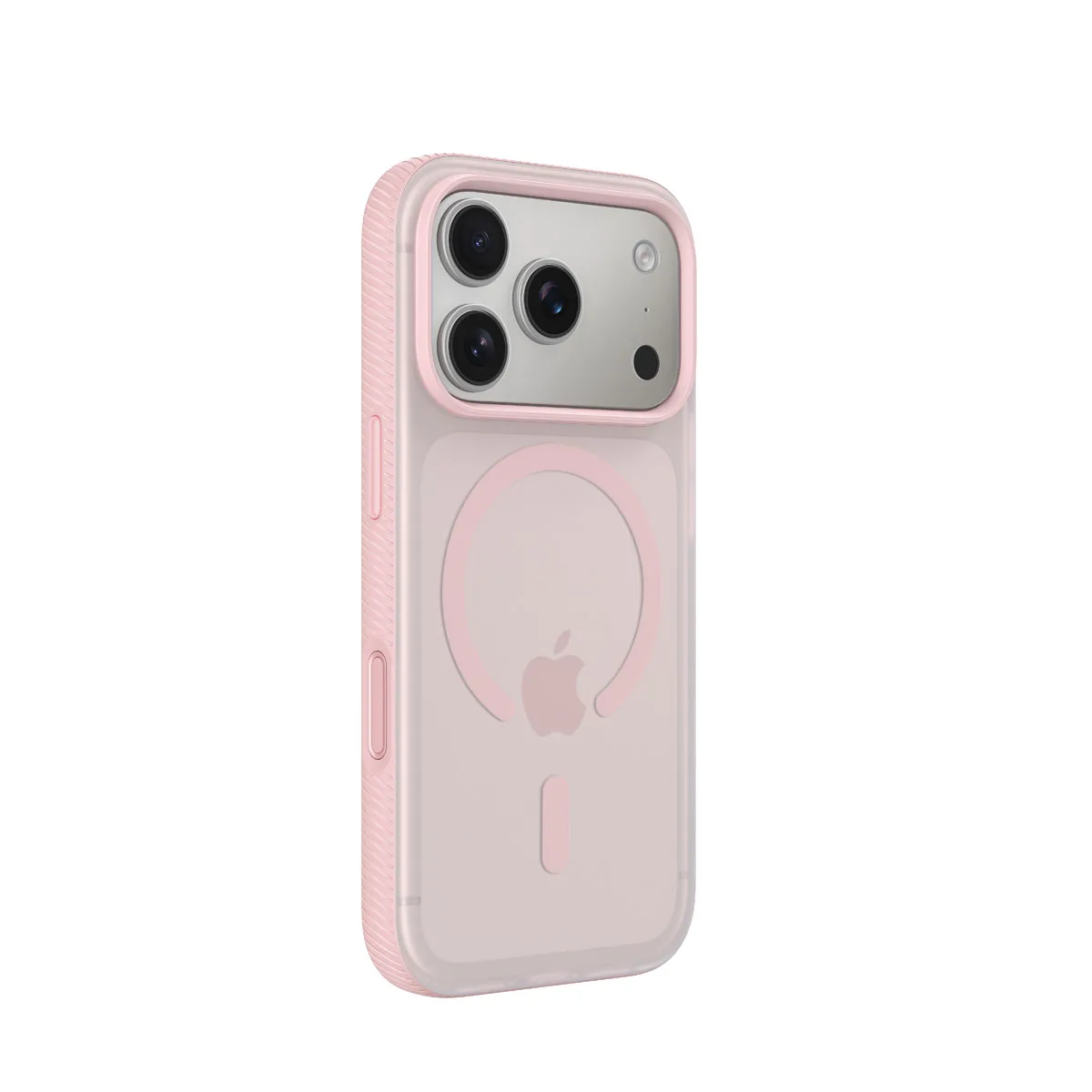 Etui Belkin MSA035HQPK do iPhone 17 Pro magnetyczne żebrowane Różowy