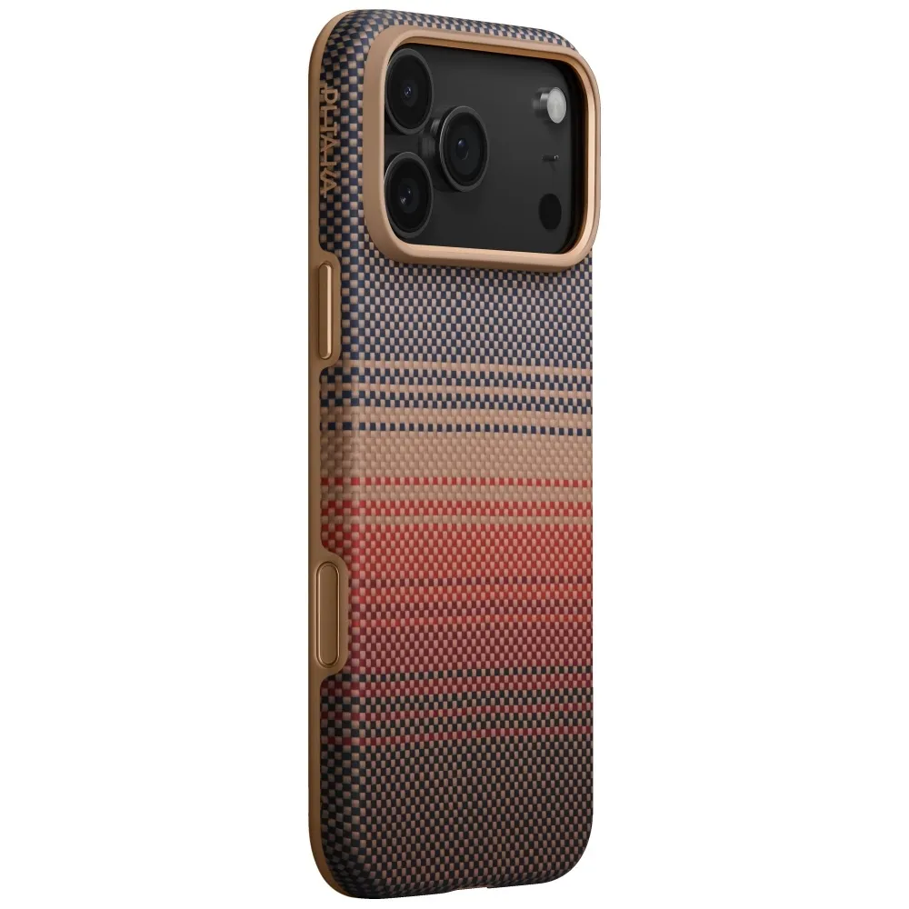 Etui Pitaka Aramid UltraGuard MagSafe do iPhone 17 Pro Max Sunset