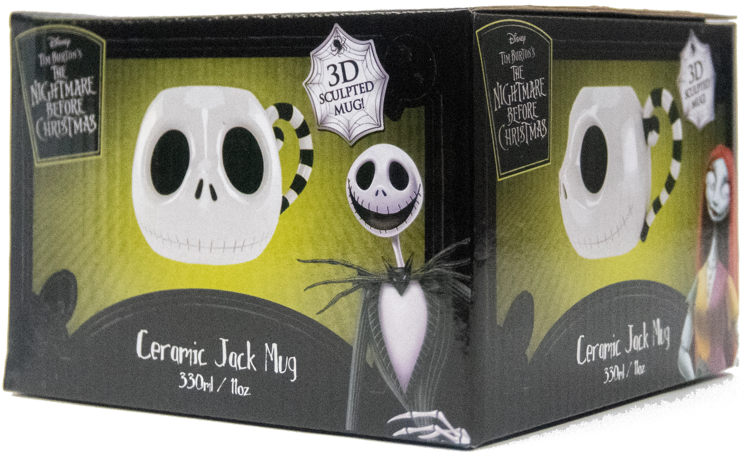 Kubek Pyramid Miasteczko Halloween Jack Head Shaped Mug