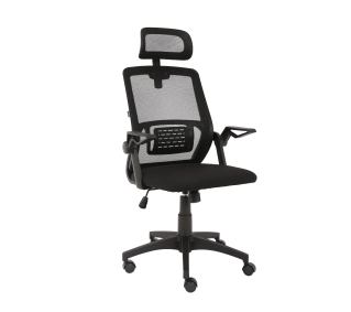 Cobra Office One HF301BK Biurowy do 150kg Tkanina Czarny