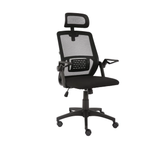 Fotel Cobra Office One HF301BK Biurowy do 150kg Tkanina Czarny