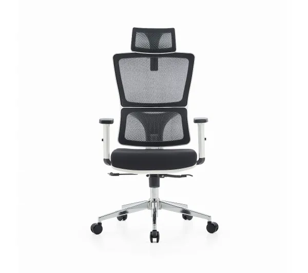 Cobra Office Expert HF701WH Biurowy do 150kg Tkanina Czarno-biały - Kup na Raty - RRSO 0%