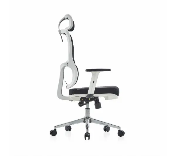 Cobra Office Expert HF701WH Biurowy do 150kg Tkanina Czarno-biały - Kup na Raty - RRSO 0%