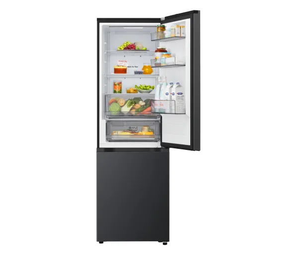 LG GBBSJ1CCEP Pełny No Frost 186cm Komora świeżości Szuflada z kontrolą wilgotności Zdalne sterowanie Ciemny Srebrny - Kup na Raty - RRSO 0%