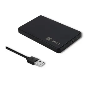 Qoltec 51862 HDD/SSD 2.5" SATA3 USB 2.0 Czarny