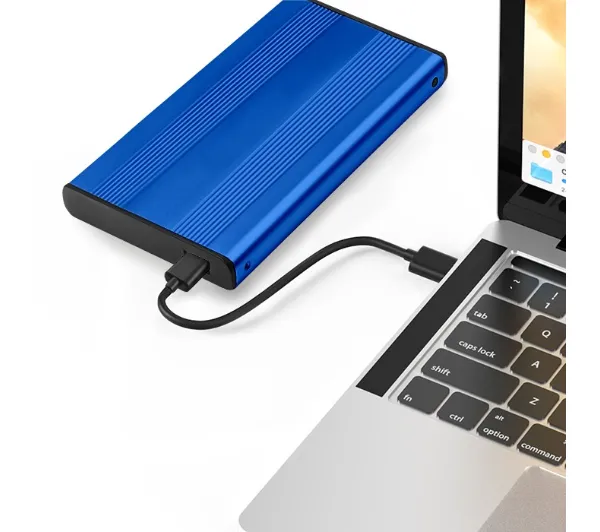 Qoltec 51859 HDD SSD 2.5" SATA3 USB 3.0 Niebieski