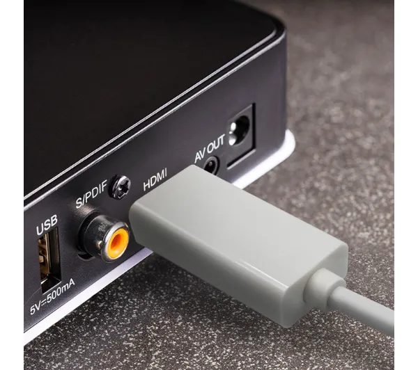 Qoltec 50414 USB 3.1 typ C - HDMI A 1m Biały