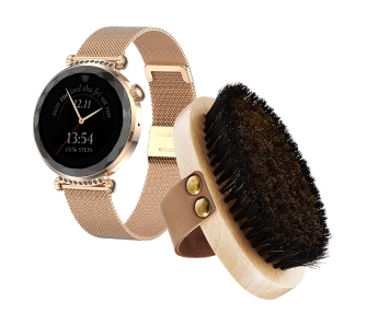 Smartwatch Maxcom FW73 Onyx Złoty + Glov