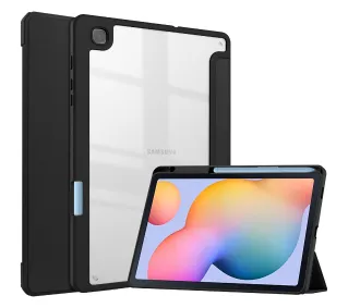 Bizon Case Tab Clear Matt z klapką do Samsung Galaxy Tab S6 Lite 2022/2020 Czarny