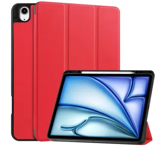 Etui na tablet Bizon Case Tab Lizard z klapką do iPad Air 13 2025 / 2024 Czerwony