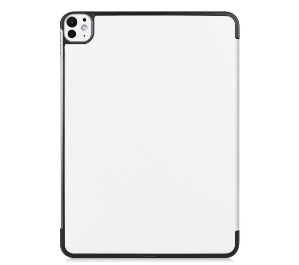 Bizon Case Tab Croc z klapką do iPad Pro 11" 2025 / 2024 Biały