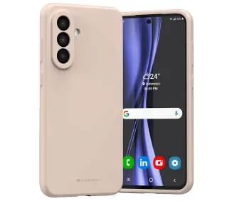 Mercury Silicone do Galaxy A36 Różowo-piaskowy