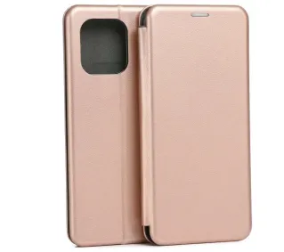 Beline Book Magnetic o Moto G15 Różowo-złoty