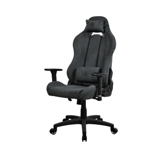 Fotel Arozzi Torretta Soft Fabric Dark Grey Gamingowy do 120kg Tkanina Ciemnoszary