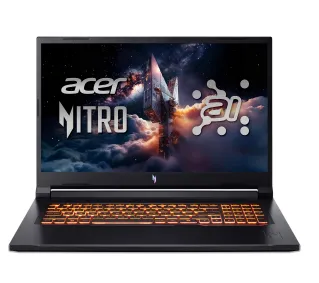 Acer Nitro V 17 AI ANV17-41 17,3" 165Hz Ryzen 7 260 16GB RAM 1TB Dysk SSD RTX5070 DLSS4 Win11 Czarny Funkcje AI - ⚡ EURO HIT CENOWY! ⚡ - Kup na Raty - RRSO 0%