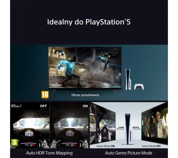 Sony BRAVIA 9 K-75XR90 75" QLED 4K Mini LED 120Hz Google TV Dolby Vision Dolby Atmos HDMI 2.1 DVB-T2 + Soundbar HT-BD60 - Kup na Raty - RRSO 0%