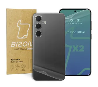 Folia hydrożelowa Bizon na tył i przód Glass Hydrogel Pack do iPhone 14 Pro