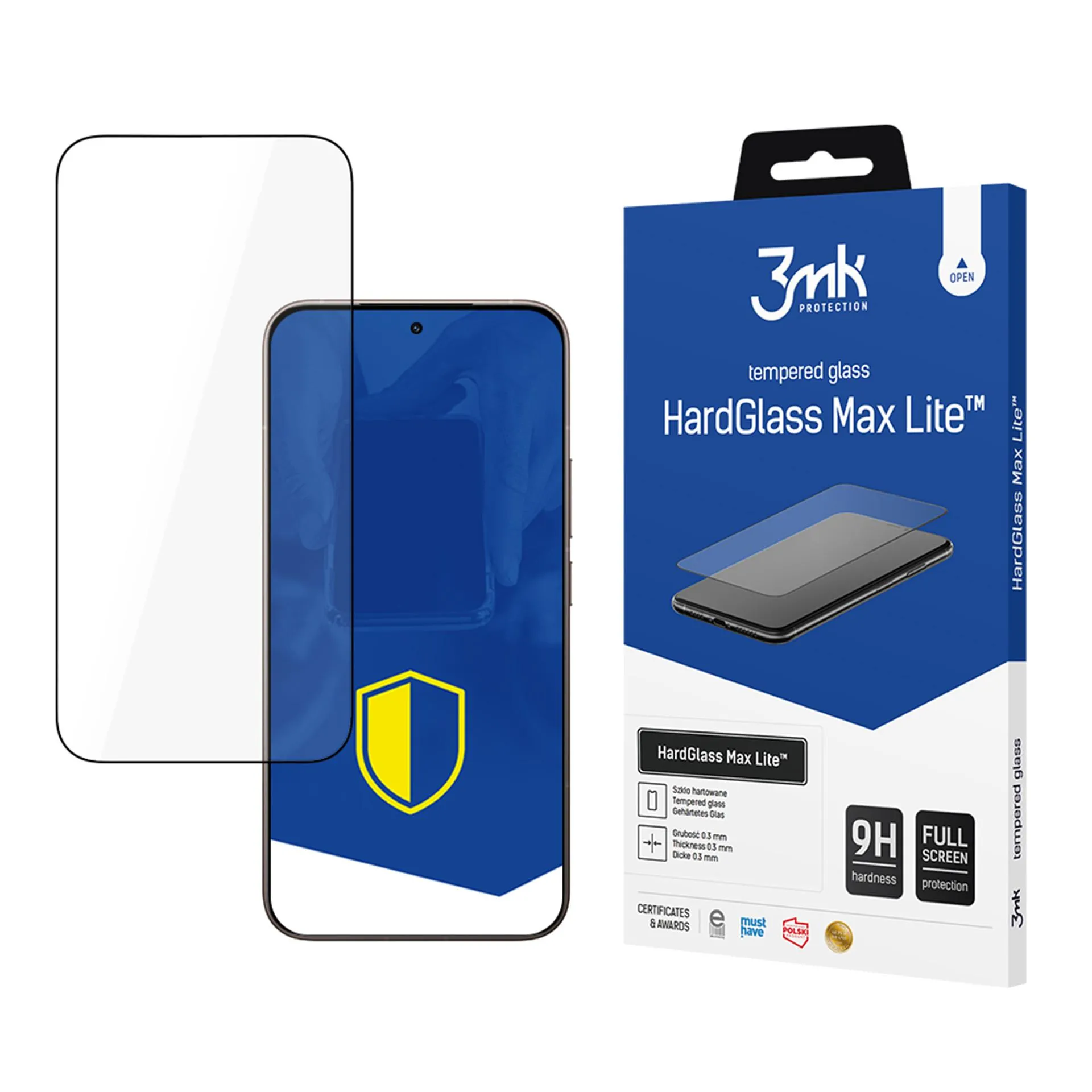 Szkło hartowane 3mk HardGlass Max Lite Black do Xiaomi 15T 5G/ 15T Pro 5G