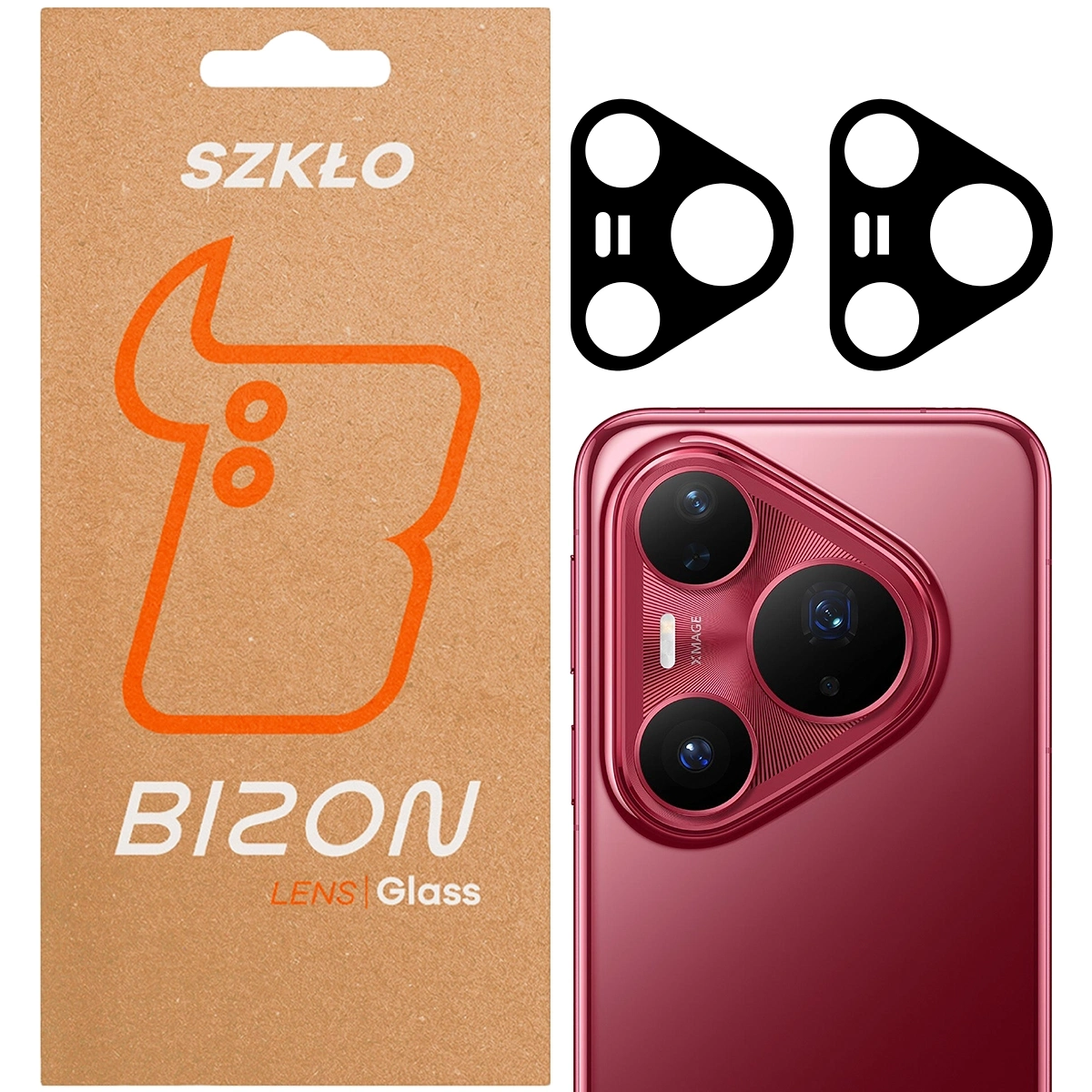 Szkło ochronne Bizon na aparat Silk Lens do Huawei Pura 80 Pro / 80 Pro Plus