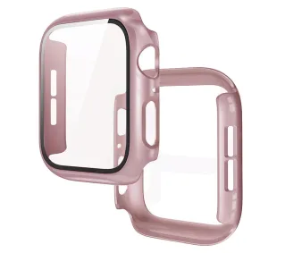 Bizon Case Watch Adamo do Apple Watch SE 3 / SE 2 / SE / 6 / 5 / 4 40mm Satynowy różowy