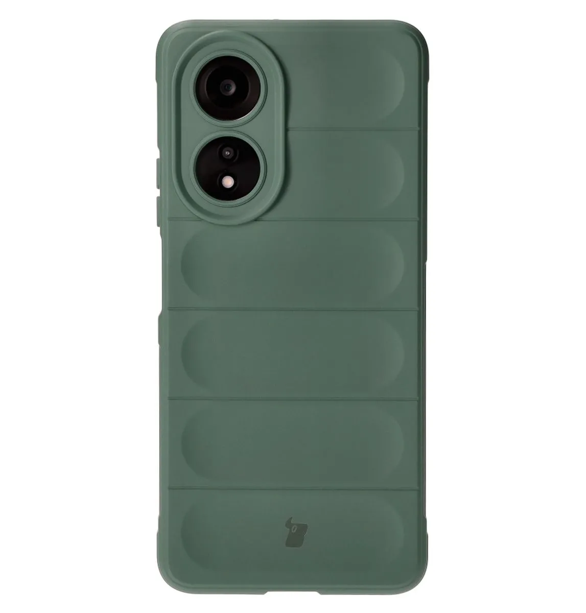 Etui Bizon Tur do Oppo A58 4G Ciemnozielony