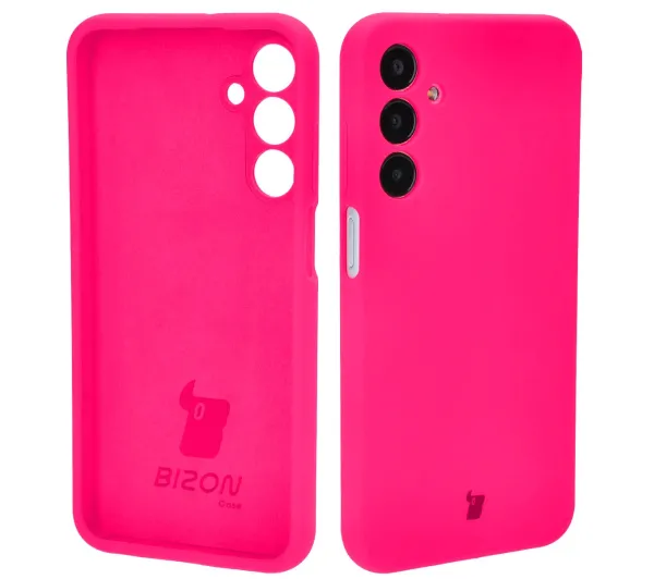 Bizon Soft Case do Samsung Galaxy A25 5G Neonowo-różowy