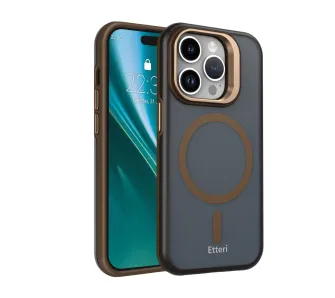 Etui Etteri Morning Fog do iPhone 14 Pro Brązowy
