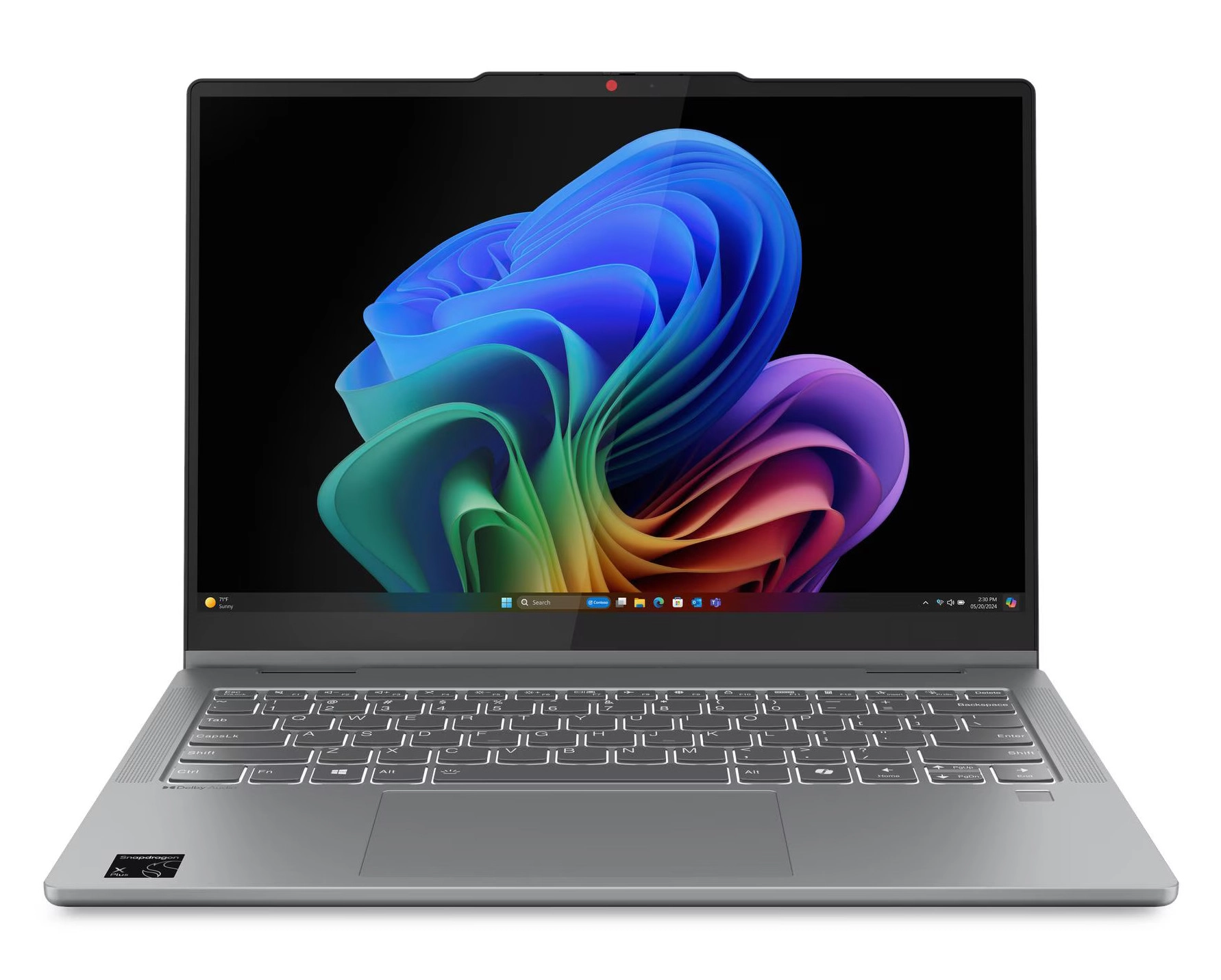 Laptop biznesowy Lenovo IdeaPad 5 2-in-1 14Q8X9 OLED 14" Snapdragon X Plus X1P-42-100 16GB RAM 512GB Dysk SSD Win11 Pro Szary Funkcje AI