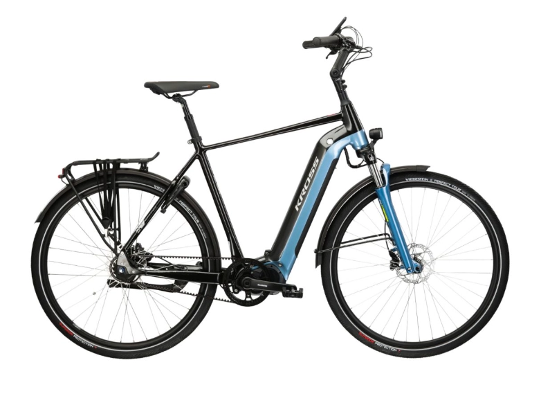 Rower elektryczny Kross KR SentioH 7.0 M 28 L Czarno-niebieski