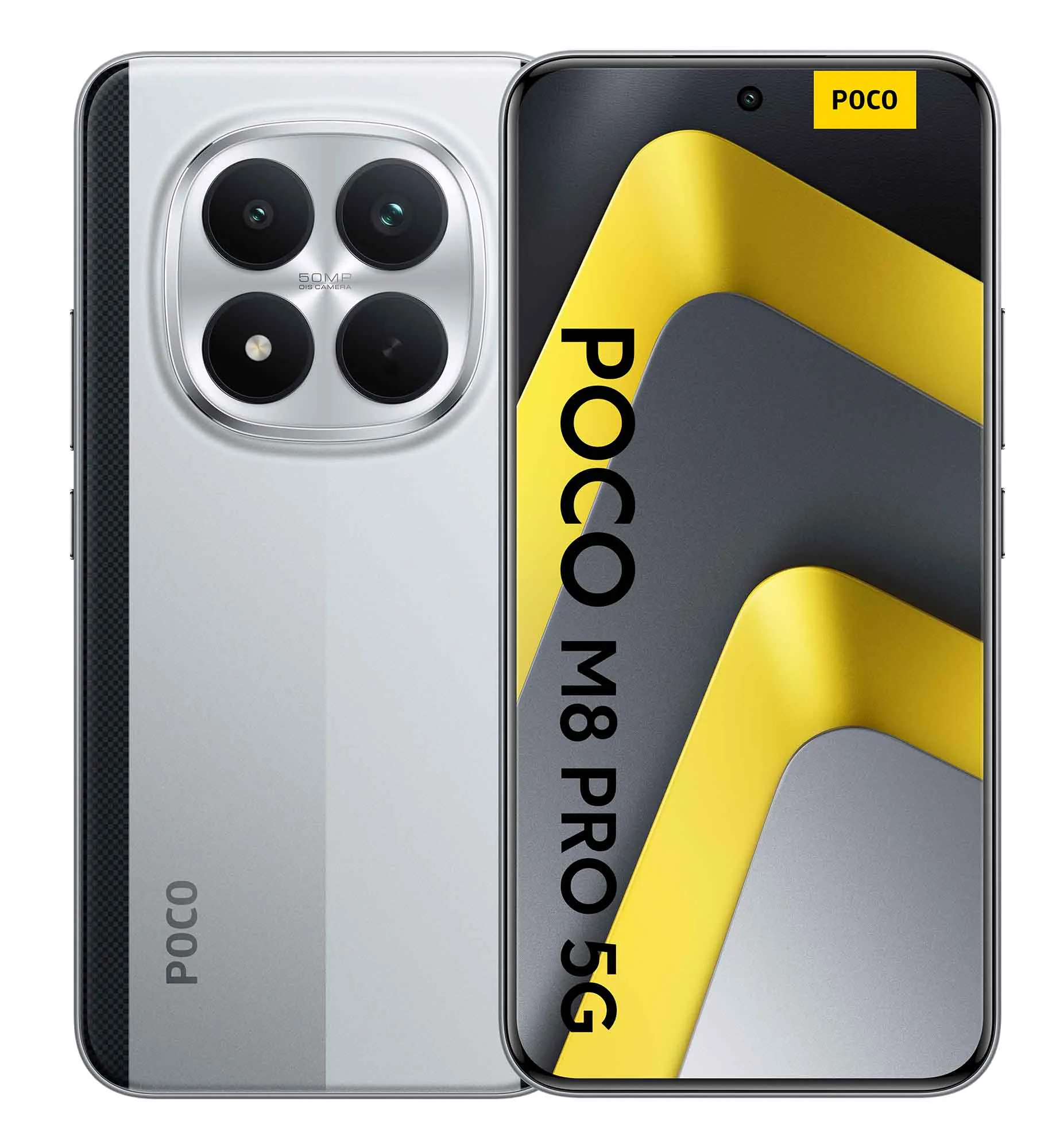 Smartfon POCO M8 Pro 5G 12/512GB 6,83" 120Hz 50Mpix Srebrny