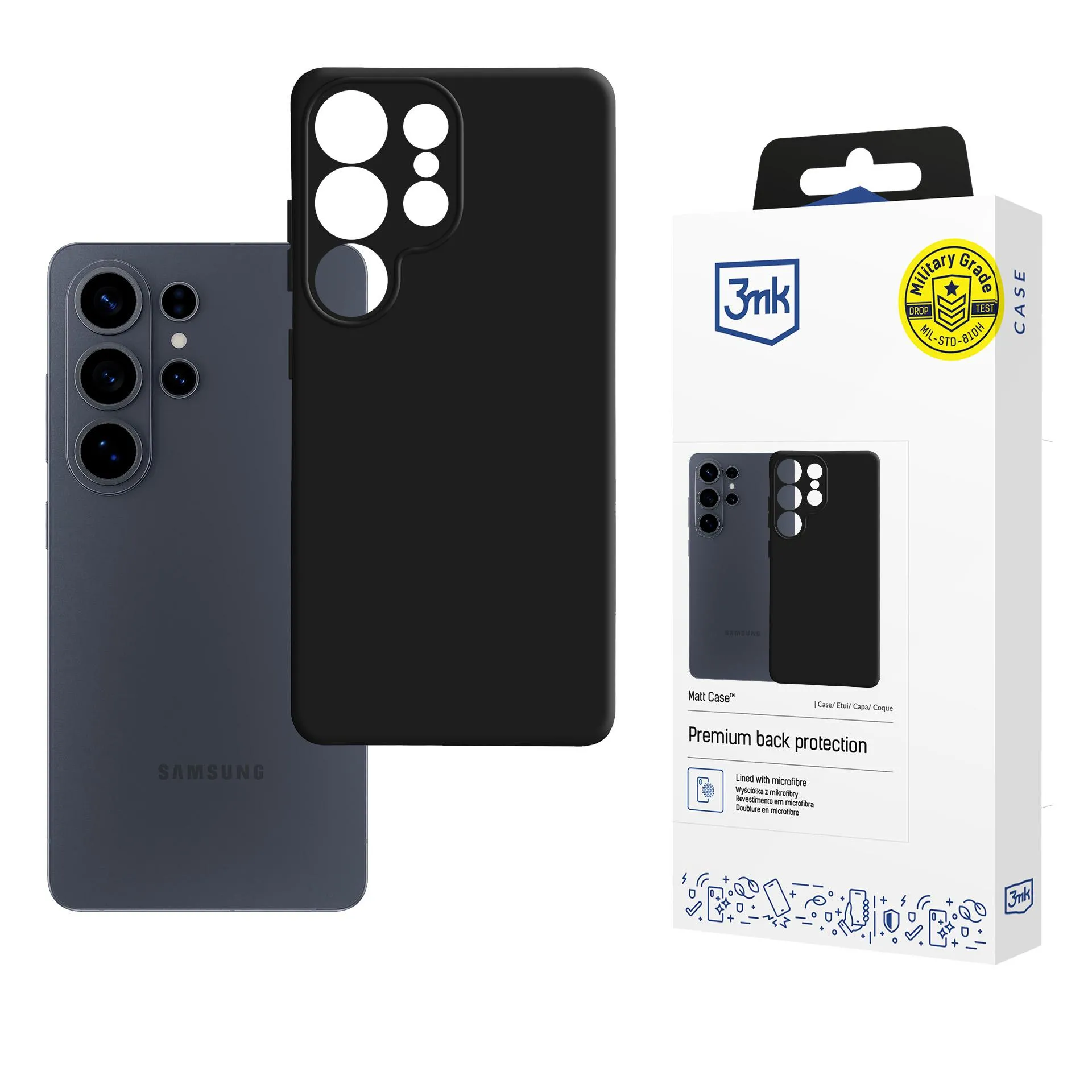 Etui 3mk Matt Case do Galaxy S26 Ultra Czarny