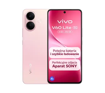 Smartfon vivo V60 Lite 5G 8/256GB 6,77" 120Hz 50Mpix Różowy