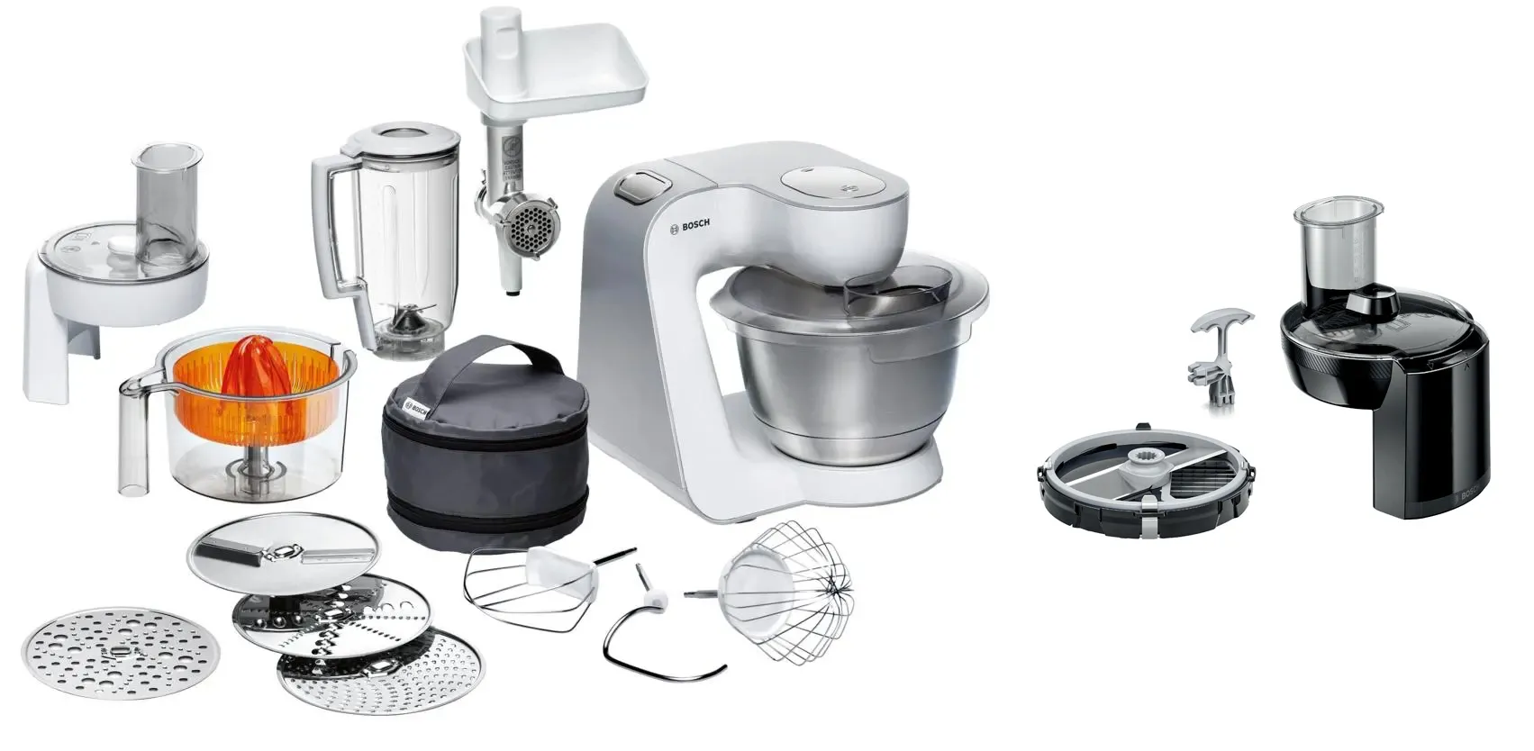 Robot kuchenny Bosch MUM58259 Z maszynką do mięsa Rozdrabniaczem z 4 tarczami Silnik 1000W