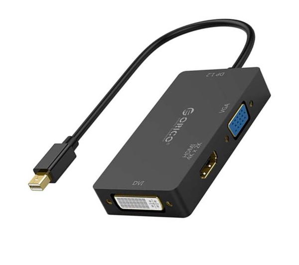 Orico XD-MDFHDV4-BK-BP Mini DisplayPort -  VGA/DVI/HDMI