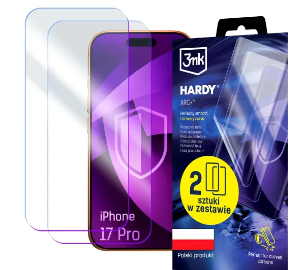 3mk Hardy ARC+ do iPhone 17 Pro 2 sztuki