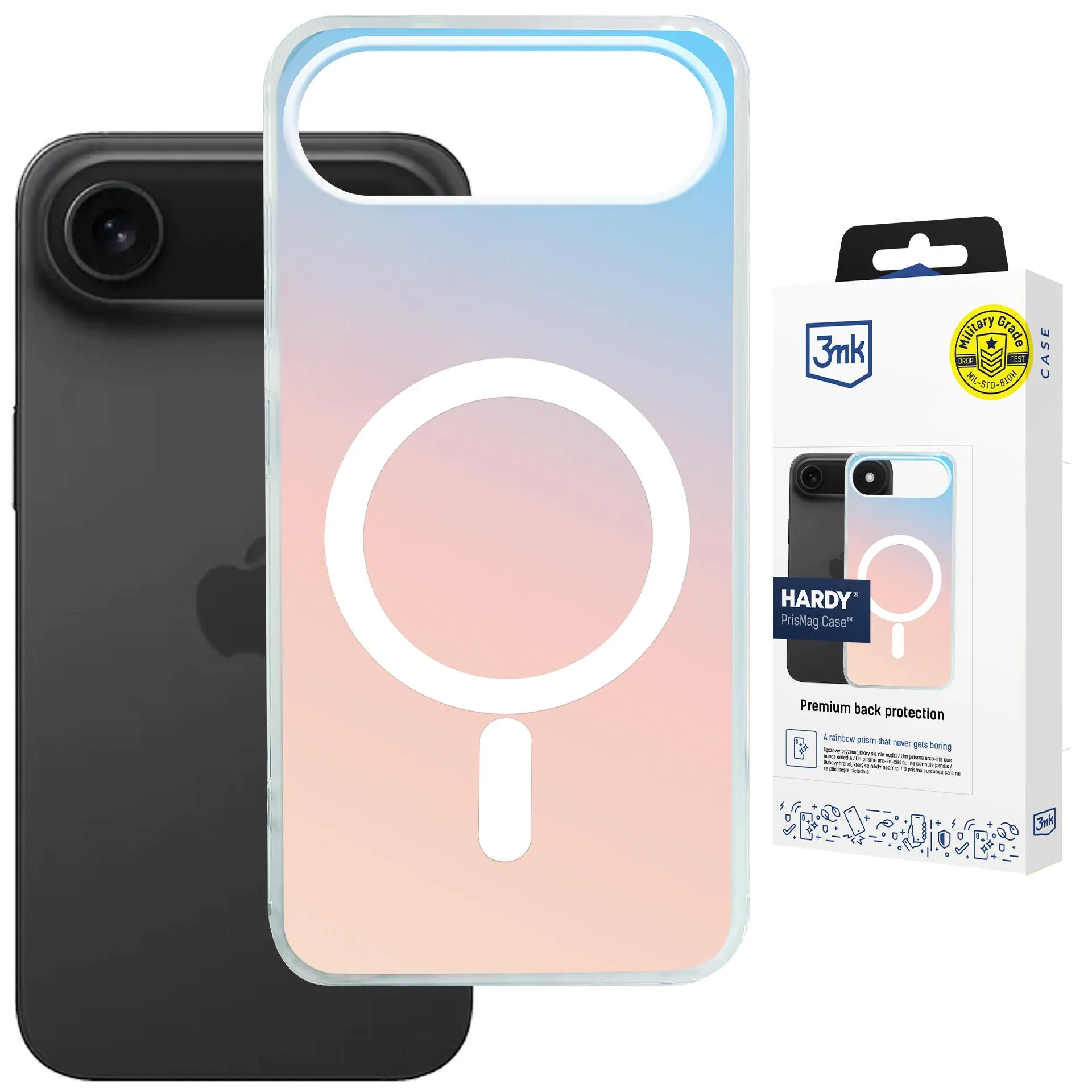 Etui 3mk Hardy PrisMag Case do iPhone Air Holograficzny