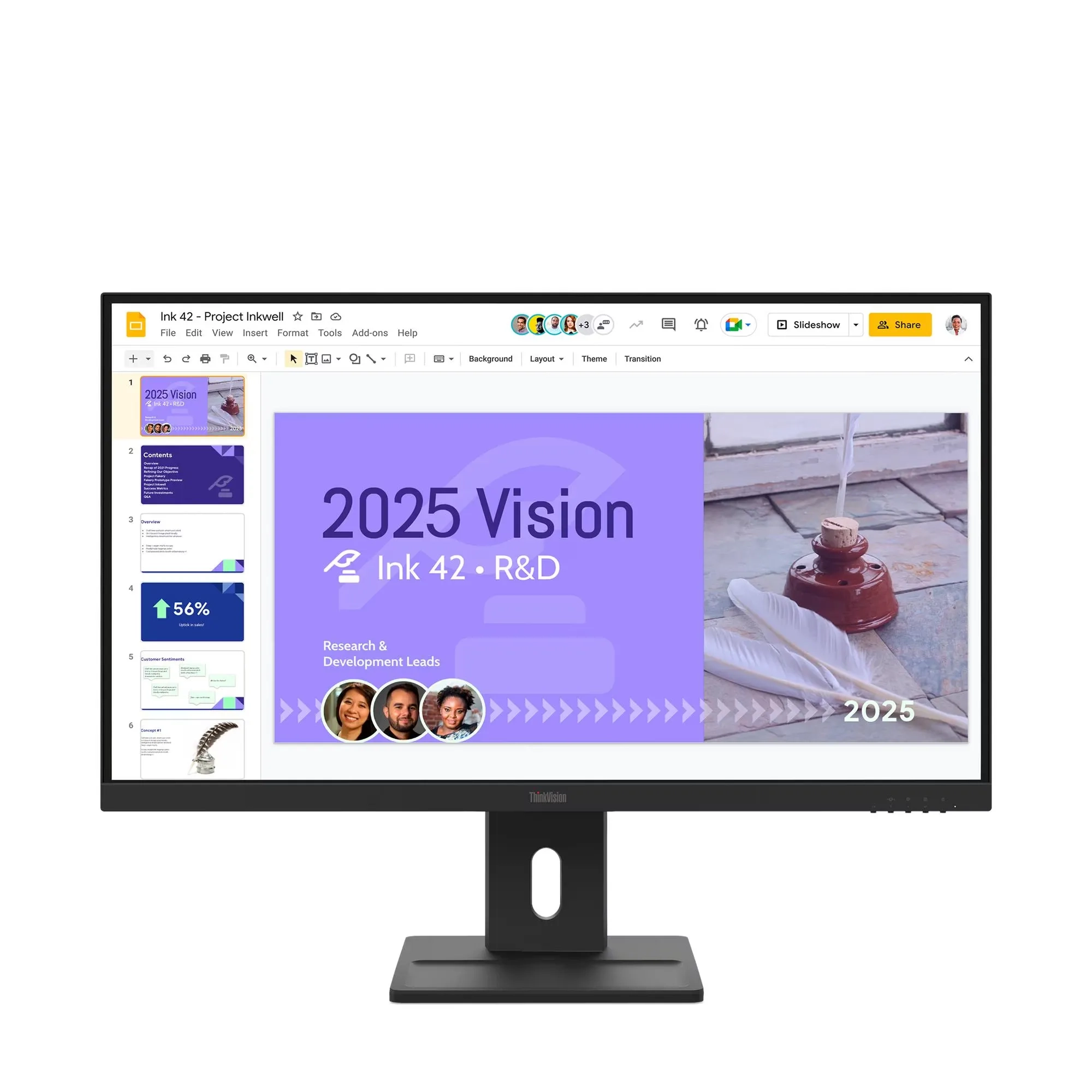 Monitor Lenovo ThinkVision E27Q-40 (64BDGAT4EU) 27" 2K IPS 100Hz 4ms