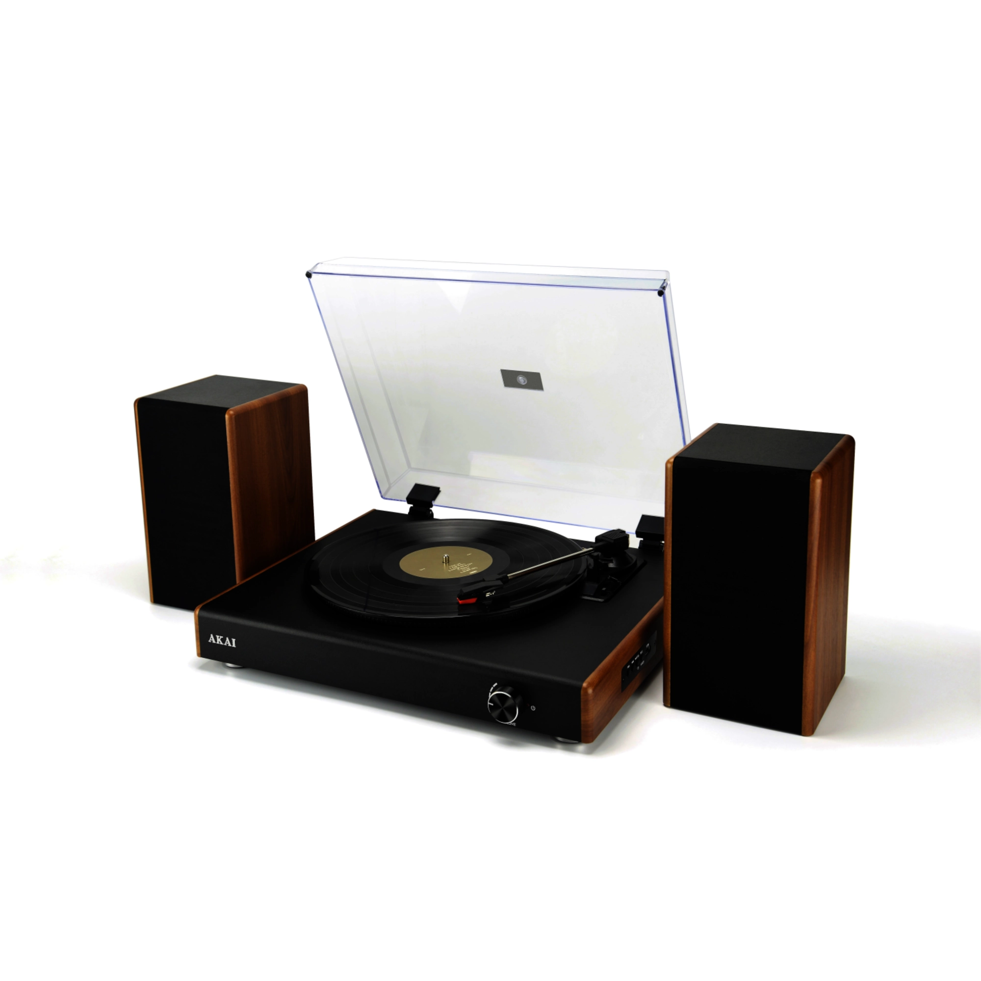 Gramofon AKAI ATT-240SP Manualny Napęd paskowy Brązowy