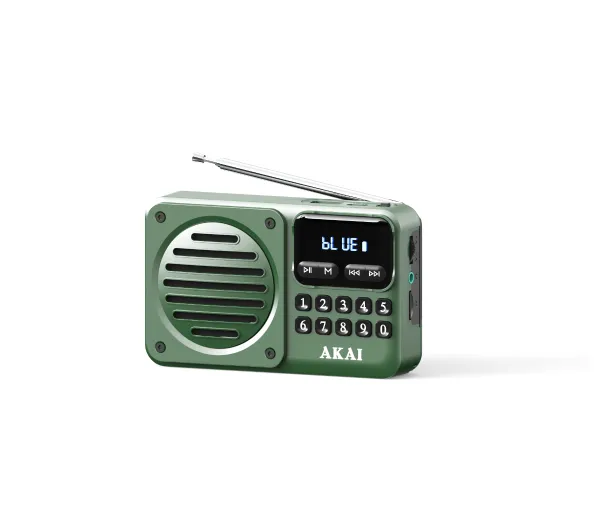 AKAI APR-300 Radio FM Bluetooth Zielone