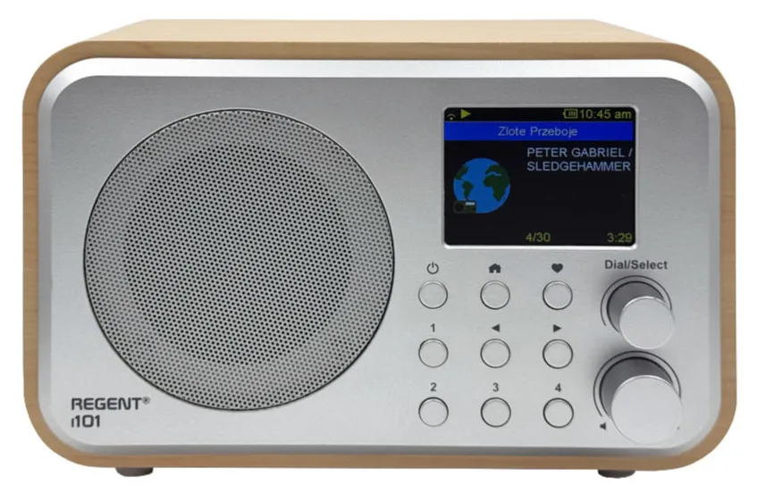Radioodbiornik Ferguson i101 Radio FM DAB+ Internetowe Bluetooth Srebrno-brązowy